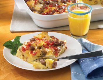 Overnight Breakfast Casserole Recipe Image